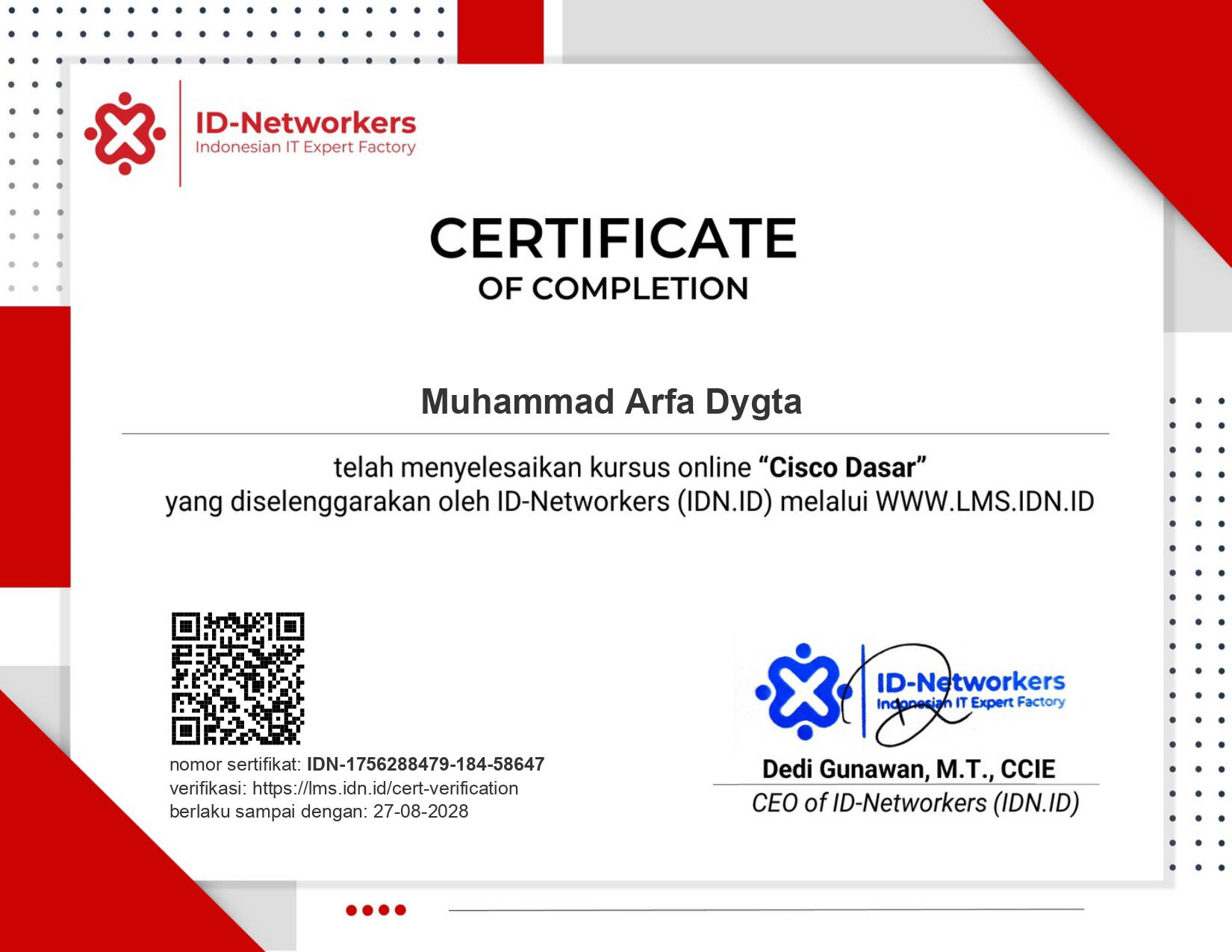 ID-Networkers (IDN) | Aug 2025
